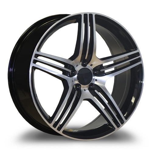 Replica Wheels R6704 Black Machined - Part Number 67042085511235BP Replica Wheels R6704 Black Machined Photo