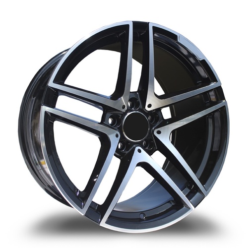 Replica Wheels R8897 Black Machined - Part Number 8897F18855112BP Replica Wheels R8897 Black Machined Photo