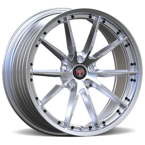 Revolution Racing Flow Form RF3 Silver W/ Black Rivets Photo
