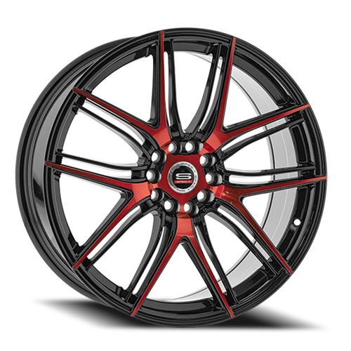 Spec-1 Sp-56 Gloss Black & Red Machined - Part Number SP-5617752842BMR Spec-1 Sp-56 Gloss Black & Red Machined Photo