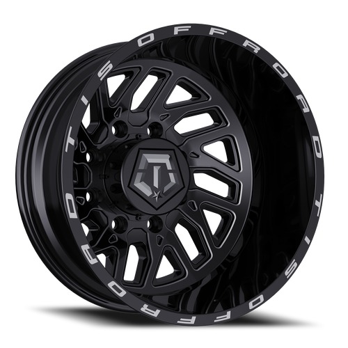 Tis 544Bm Gloss Black W/ Milled Accents