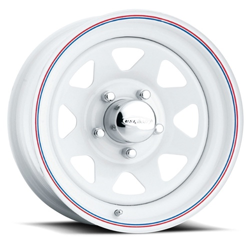 US Wheel 8-Spoke Bright White - Part Number 70-78801 US Wheel 8-Spoke Bright White Photo