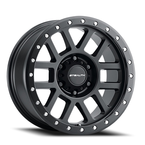 US Wheel Aluminum Mesh Sim Bl Matte Black - Part Number 772-88560BL US Wheel Aluminum Mesh Sim Bl Matte Black Photo