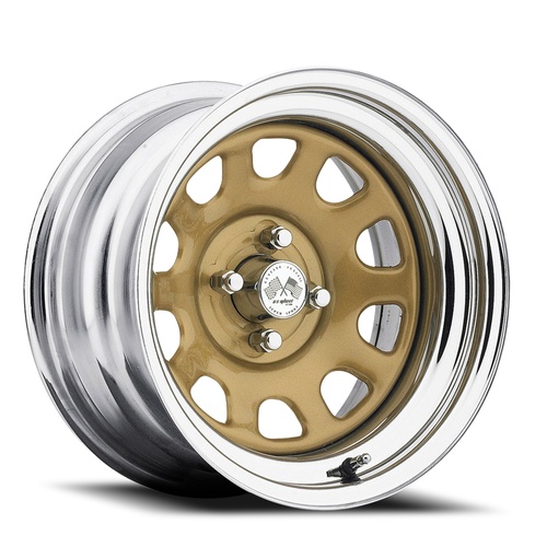 US Wheel Daytona Drifter Gold And Chrome - Part Number 022-7812GC US Wheel Daytona Drifter Gold And Chrome Photo