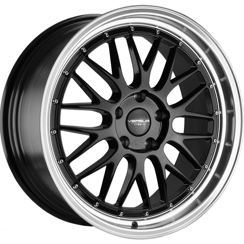 Versus Vs243 Black With Machined Lip - Part Number VS24319855114+35BML Versus Vs243 Black With Machined Lip Photo