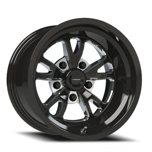 Vision Patriot 149 Gloss Black Milled Spoke