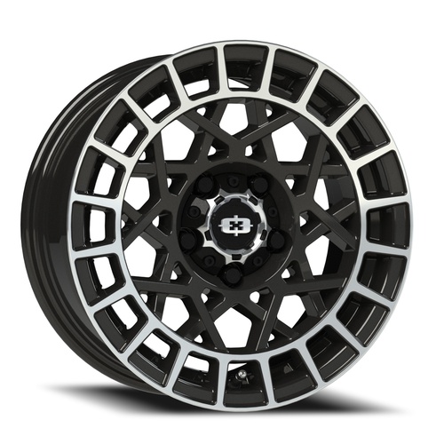 Vision Offroad SAVAGE 349 Gloss Black With Machined Lip