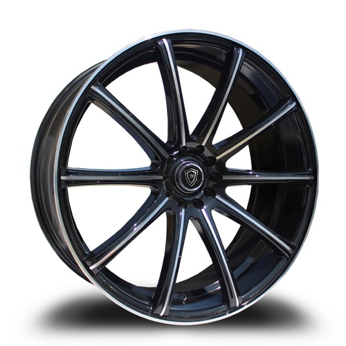 White Diamond W3195 Black Machined - Part Number 31952281011412035BP White Diamond W3195 Black Machined Photo