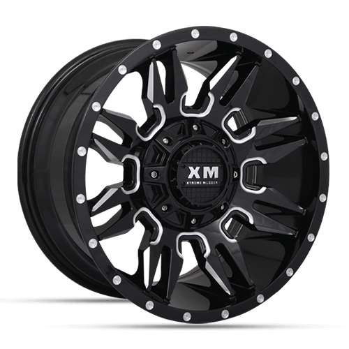 Xtreme Mudder XM320 Gloss Black Milled Photo