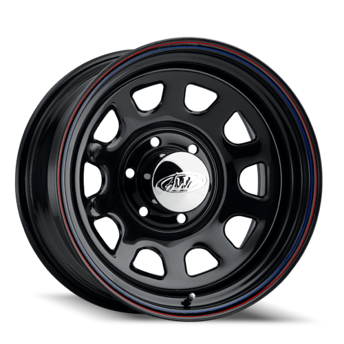 Allied Daytona Black With Red and Blue Pin Stripes - Part Number 5268055 Allied Daytona Black With Red and Blue Pin Stripes Photo