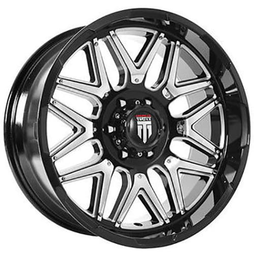 American Truxx Grind AT151 Black W/ Milled Spokes - Part Number AT151-20926M-0 American Truxx Grind AT151 Black W/ Milled Spokes Photo