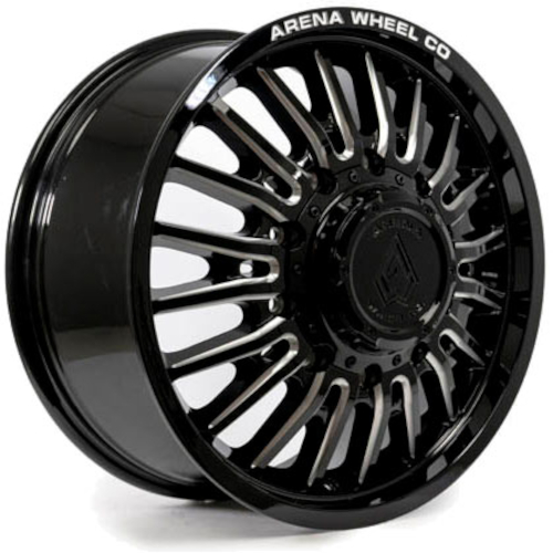 Arena A113 Dually Thunder Front Gloss Black Milled - Part Number A113208292P10516 Arena A113 Dually Thunder Front Gloss Black Milled Photo