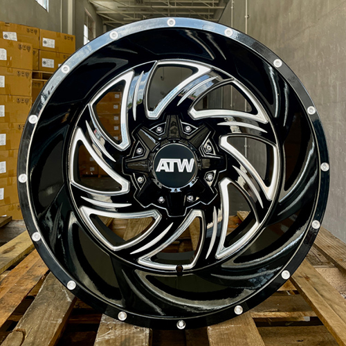 ATW Offroad 003 Gloss Black W/ Milled Spokes Photo