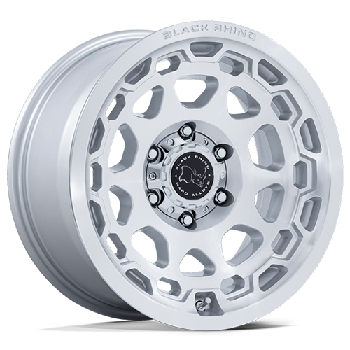 Black Rhino Congo BR026 Gloss Silver W/ Machined Face