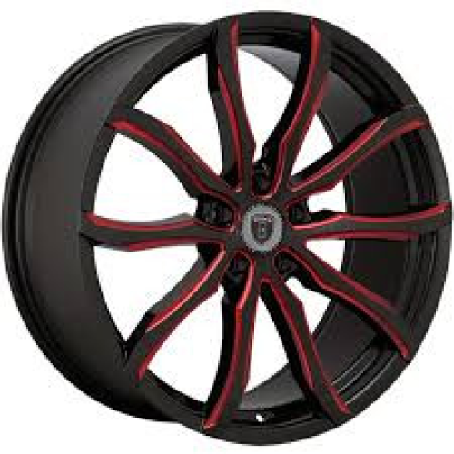 Borghini Bw32 Black w/ Red Milling