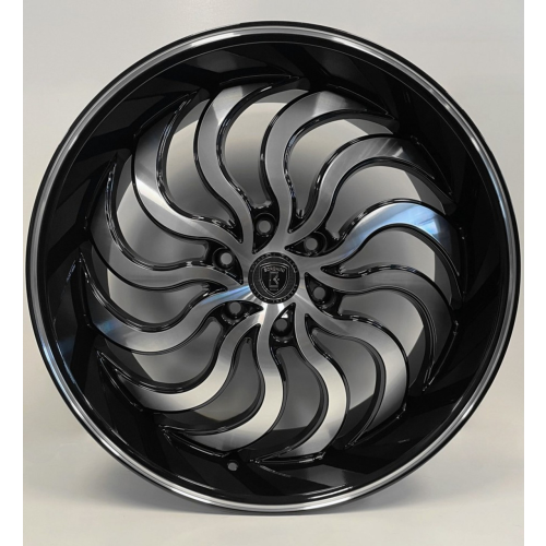 Borghini Bw56 Black Machined w/ Milled Lip