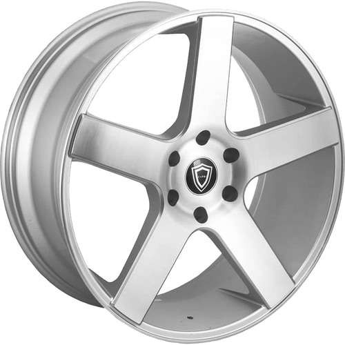 Capri Luxury C5288B Silver Machined