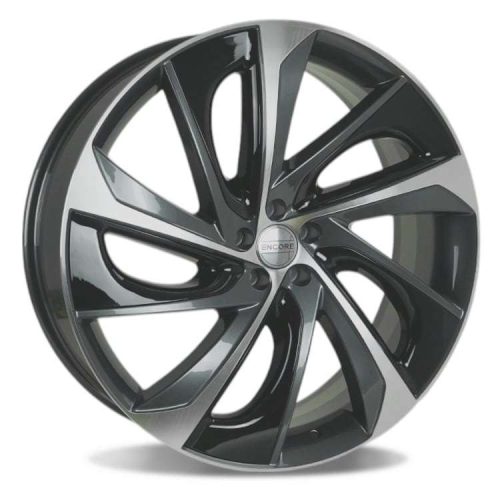 Encore Alloys Enc694 Gunmetal Machined w/ Black Inserts