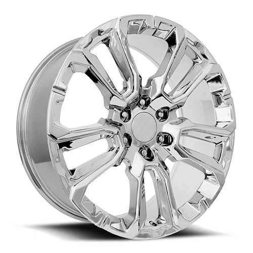 Factory Reproductions FR 201 GM Split 5 Spoke Chrome - Part Number 201290286501 Factory Reproductions FR 201 GM Split 5 Spoke Chrome Photo