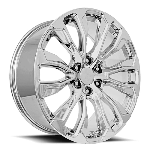 Factory Reproductions FR 203 GMC Denali 12 Spoke Chrome - Part Number 203410316501 Factory Reproductions FR 203 GMC Denali 12 Spoke Chrome Photo