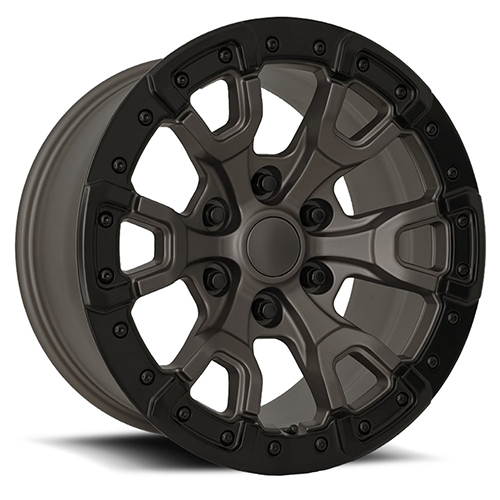 Factory Reproductions FR 99 Ford Bronco Satin Bronze With Satin Black Ring - Part Number 99790186552 Factory Reproductions FR 99 Ford Bronco Satin Bronze With Satin Black Ring Photo