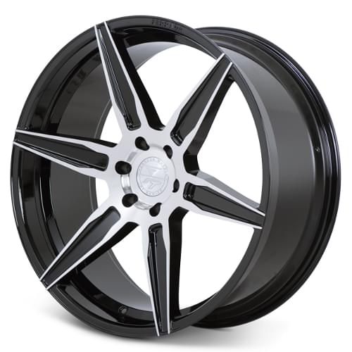 Ferrada FT2 Black W/ Machined Face - Part Number FT2221055130MA45 Ferrada FT2 Black W/ Machined Face Photo