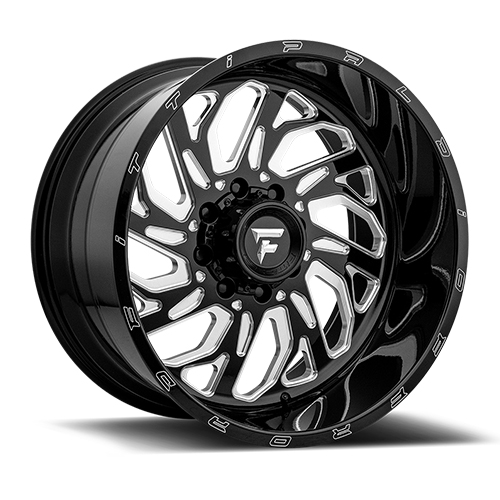 Fittipaldi Offroad FTF17 X-Trail Black W/ Milled Spokes Wheels 8x170 ...