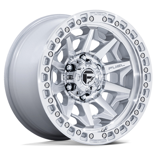 Fuel Offroad Covert D883 Silver W/ Machined Face