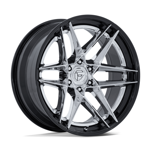 Fuel Fc408 Flight Chrome w/ Gloss Black Lip