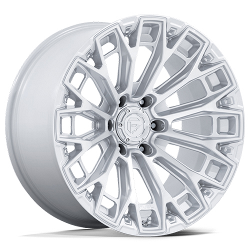 Fuel Offroad Trax FC882 Gloss Silver W/ Machined Face