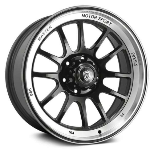 G-Line Alloys G0089 Black Machined