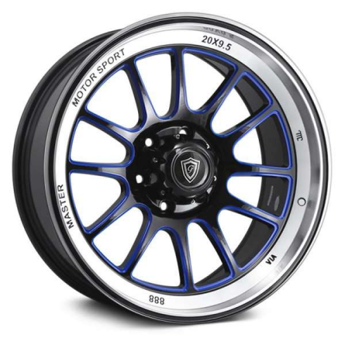 G-Line Alloys G0089 Blue & Black