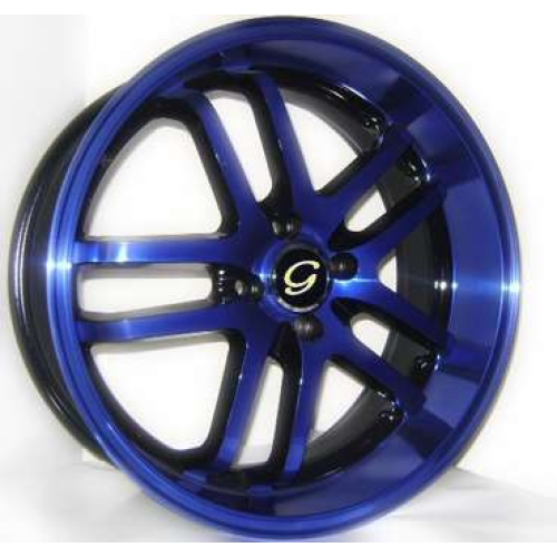 G-Line Alloys G817 Blue & Black
