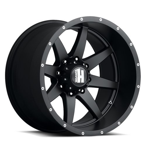 Havok 112 Matte Black w/ Machined Rivets