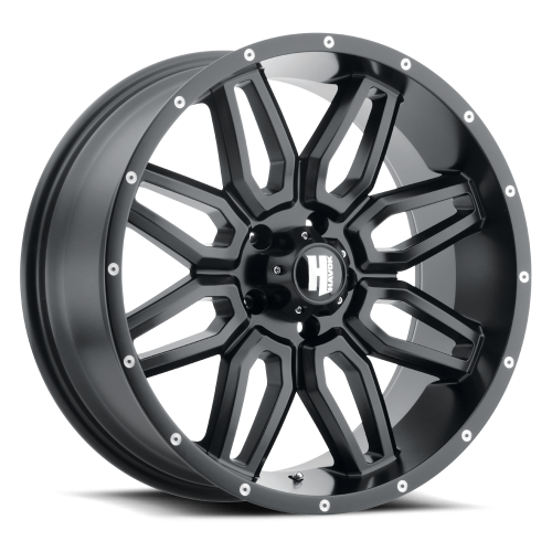 Havok 117 Matte Black w/ Machined Rivets