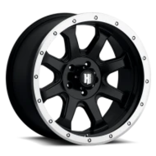 Havok H105-m Dark Flat Black W/ Machined Bead And Edge