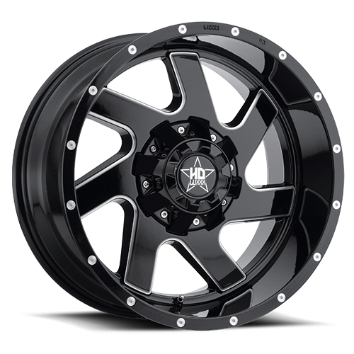 Luxxx HD Offroad LHD-1 Gloss Black Milled Photo