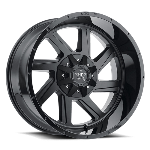 Luxxx HD Offroad LHD-14 Matte Black With Gloss Black Lip Photo