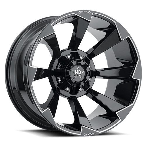 Luxxx HD Offroad LHD-16 Gloss Black Milled Photo