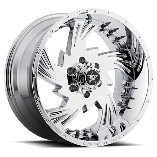 Luxxx HD Offroad LHD-7 Chrome With Chrome Spike Rivets Photo