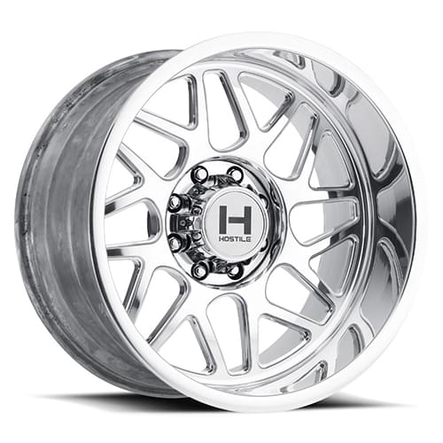 Hostile Forged Sprocket-F HF01 Polished Wheels 8x6.5 - 26x16 -101 ...