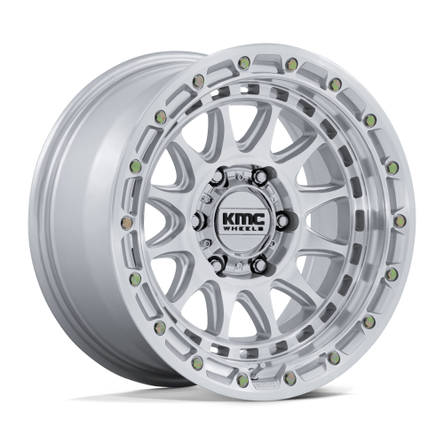 Kmc Km556 Crux Gloss Silver W/ Machined Face