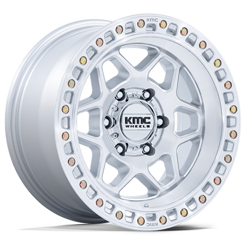 KMC Torx KM553 Gloss Silver W/ Machined Face