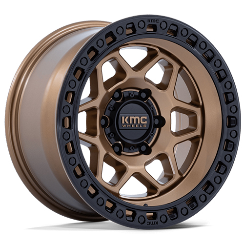 KMC Torx KM553 Matte Bronze W/ Gloss Black Lip