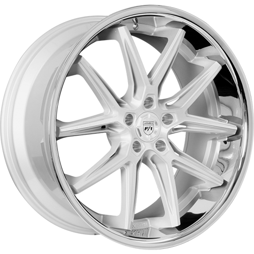 Lexani Circuit 710 Silver Machined With Stainless Lip - Part Number 710-2090-66-35SMS Lexani Circuit 710 Silver Machined With Stainless Lip Photo