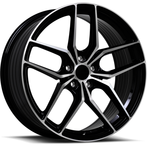 Liquid Metal Rotary Gloss Black Machined