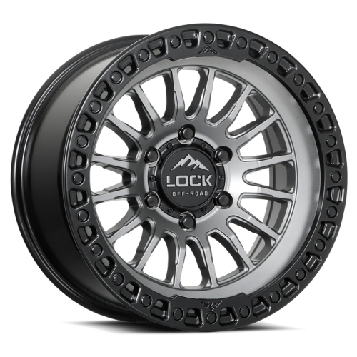 Lock Offroad Grit Matte Grey w/ Matte Black Ring