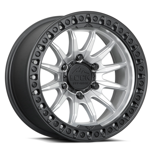 Lock Offroad Trail Matte Silver w/ Matte Black Ring