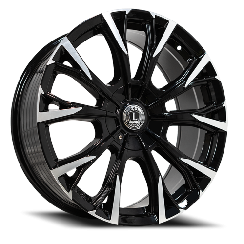 Luxxx Lux 46 Gloss Black Machined Face