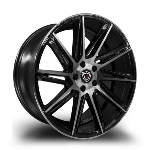 Marquee Wheels M4617 Black Machined